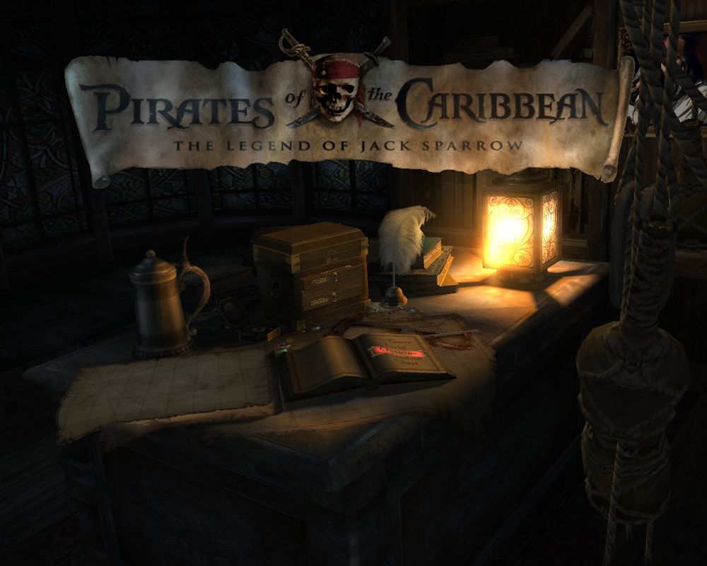 Pirates of the Caribbean: The Legend of Jack Sparrow (Windows) screenshot: Title Screen