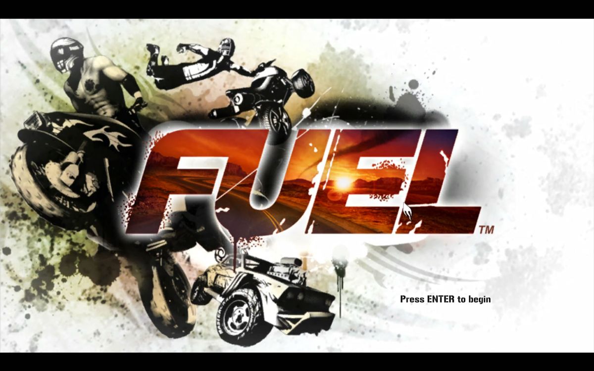 Fuel (Windows) screenshot: Title Screen