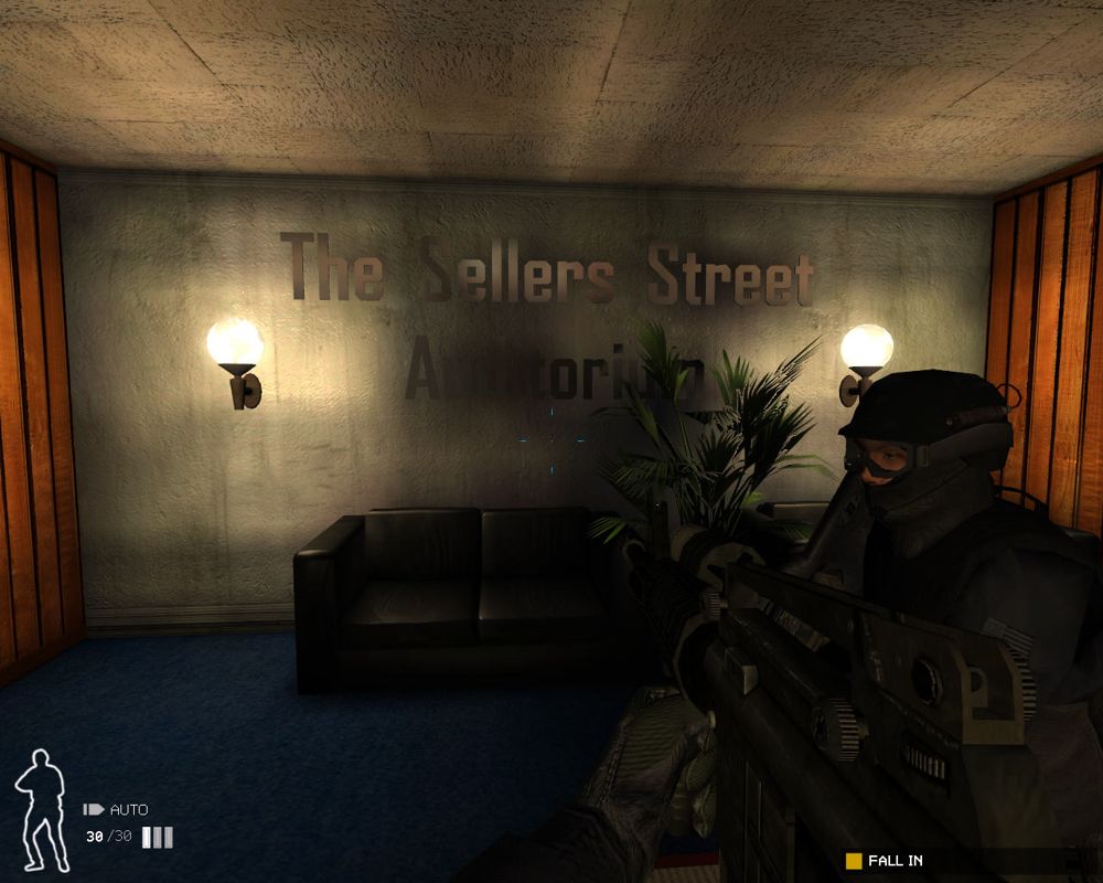 SWAT 4: The Stetchkov Syndicate (Windows) screenshot: The sellers street auditorium