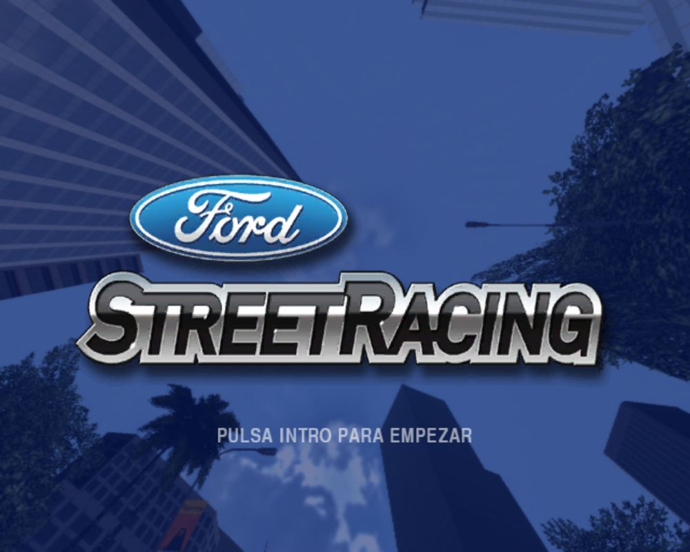 Ford Bold Moves Street Racing (Windows) screenshot: Title screen
