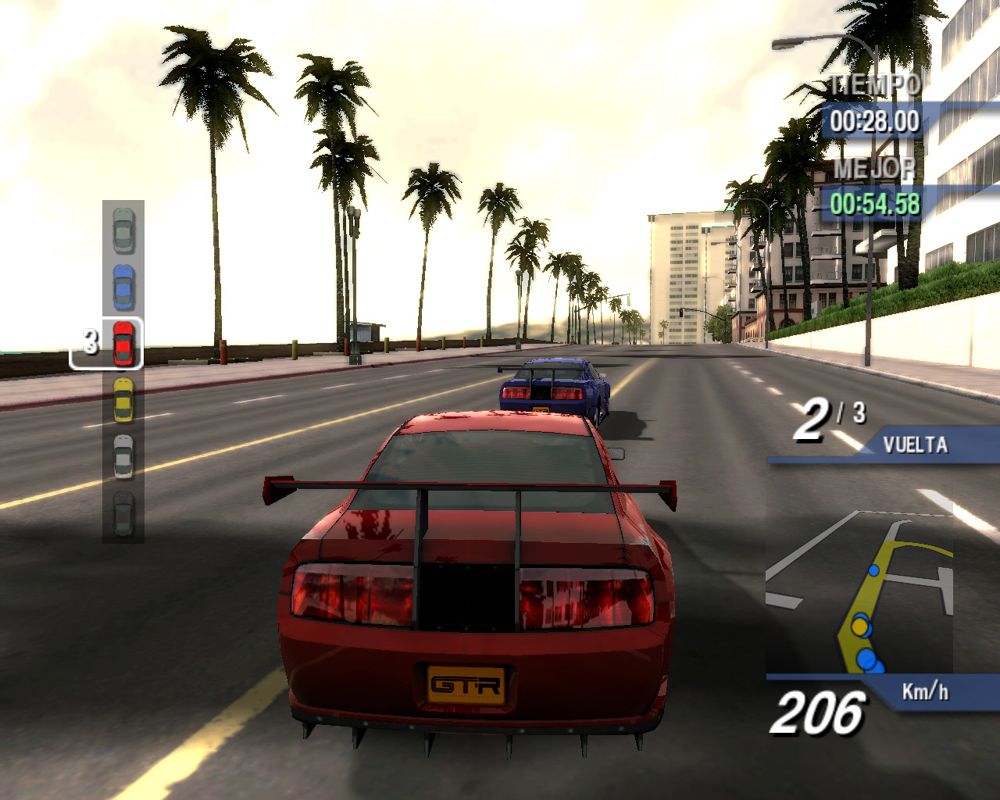Ford Bold Moves Street Racing (Windows) screenshot: Single racing mode