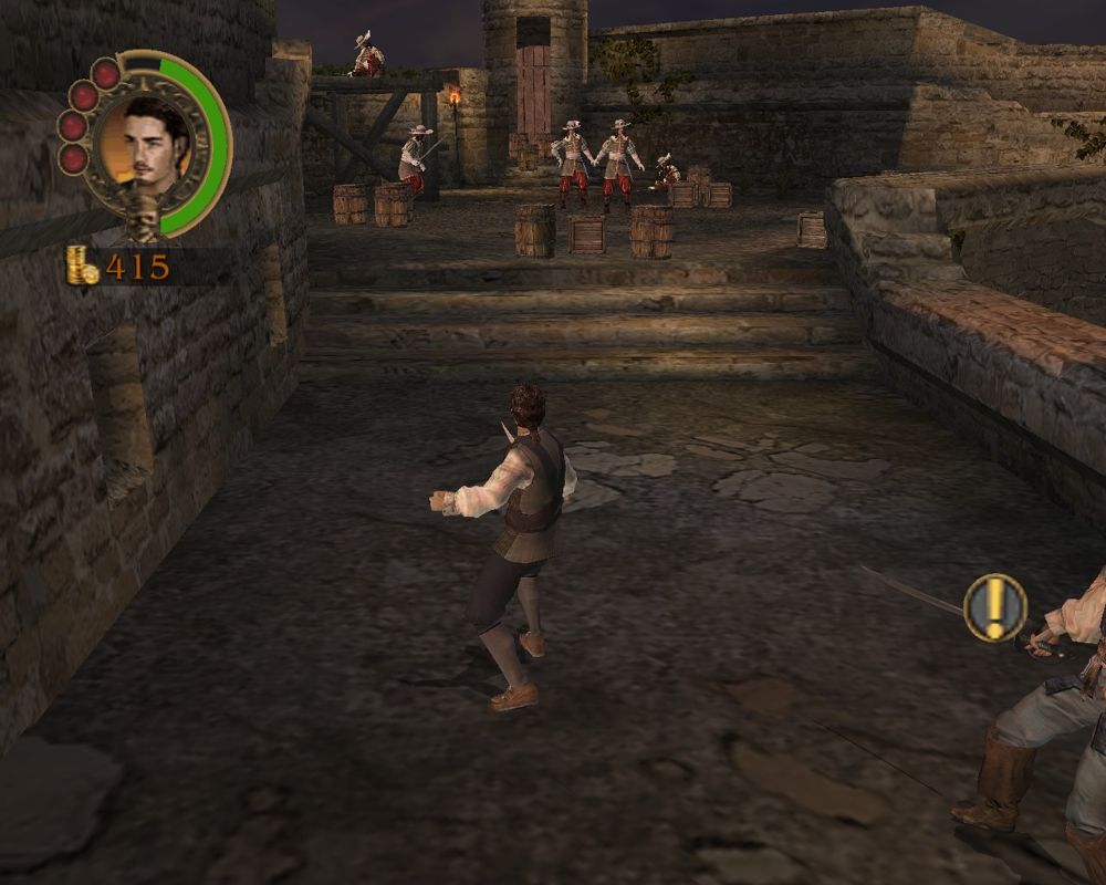 Pirates of the Caribbean: The Legend of Jack Sparrow (Windows) screenshot: Things become harder inside the city walls.