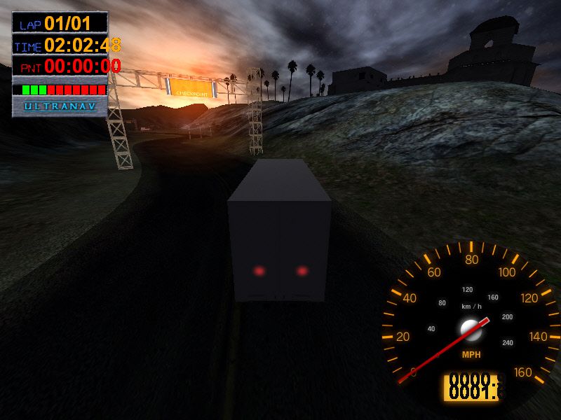 Big Rigs: Over the Road Racing (Windows) screenshot: Devil Passage 2 track