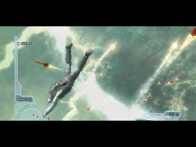 Special Forces: Nemesis Strike (PlayStation 2) screenshot: Stealth Owl dodging missile grid.