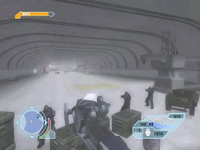 Special Forces: Nemesis Strike (PlayStation 2) screenshot: Snow assault