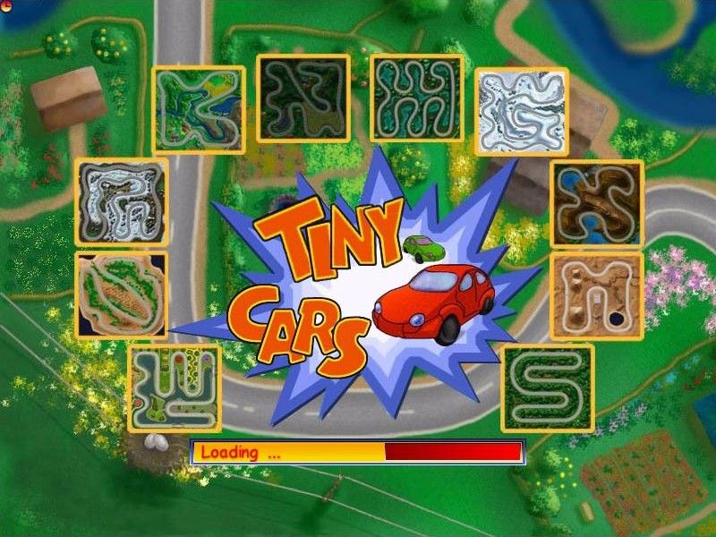Tiny Cars (Windows) screenshot: Level loading screen