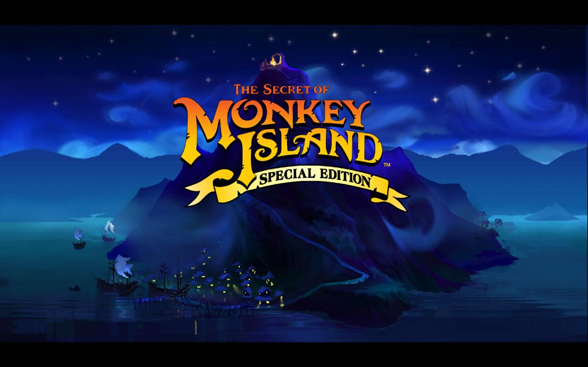 The Secret of Monkey Island: Special Edition (Windows) screenshot: ...morphs into a new title screen.