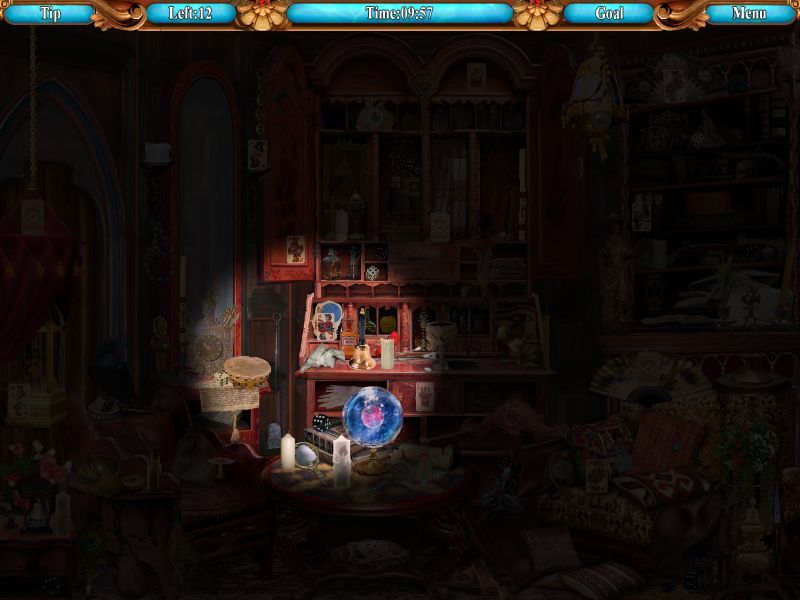 Pirateville (Windows) screenshot: All is dark, except a bright searchlight.