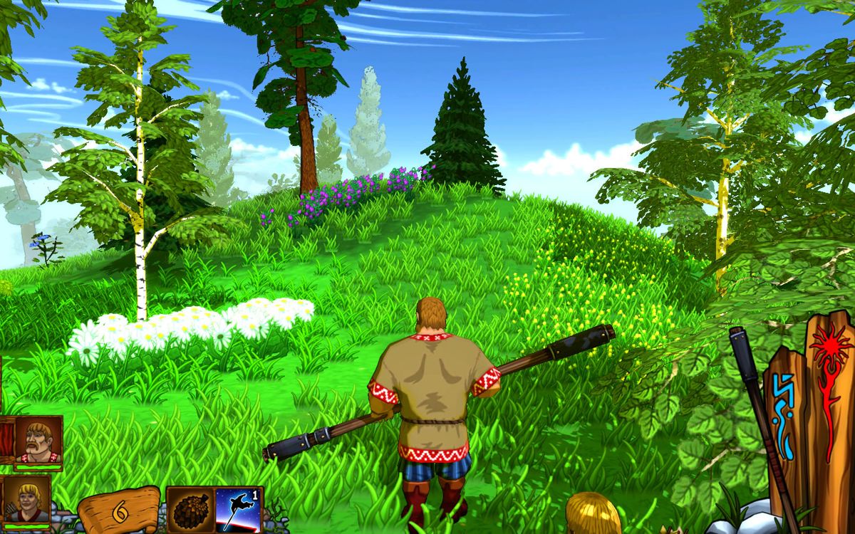 Fairy Tales: Three Heroes (Windows) screenshot: Exploring the environment.