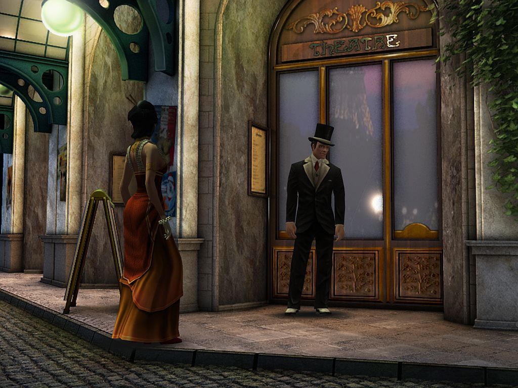 Mata Hari (Windows) screenshot: Outside the Artist's Ball