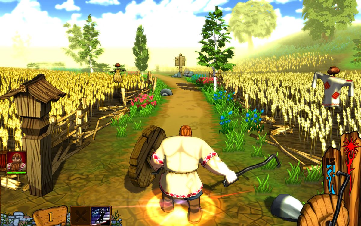 Fairy Tales: Three Heroes (Windows) screenshot: The start of Ilya's journey