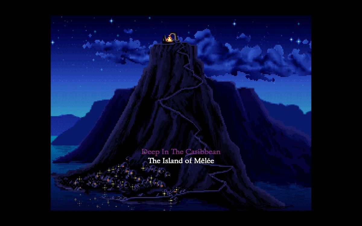 The Secret of Monkey Island: Special Edition (Windows) screenshot: The classic introduction...
