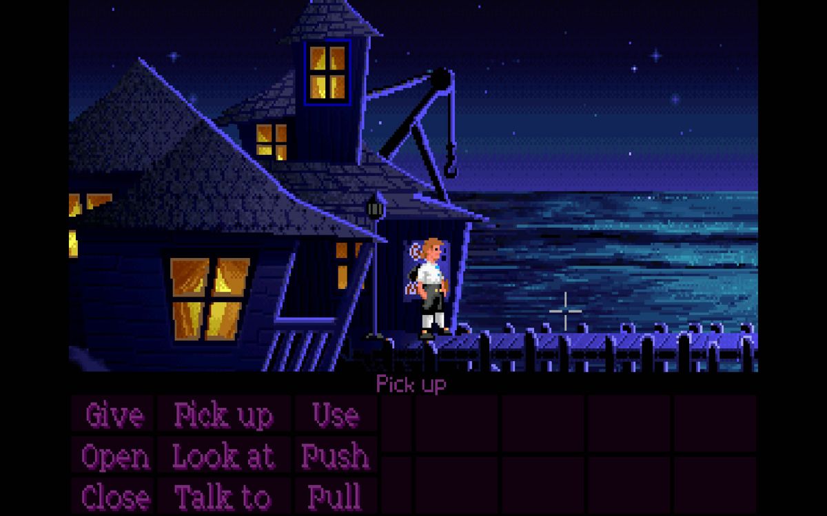 The Secret of Monkey Island: Special Edition (Windows) screenshot: You can morph to the classic game at any moment.