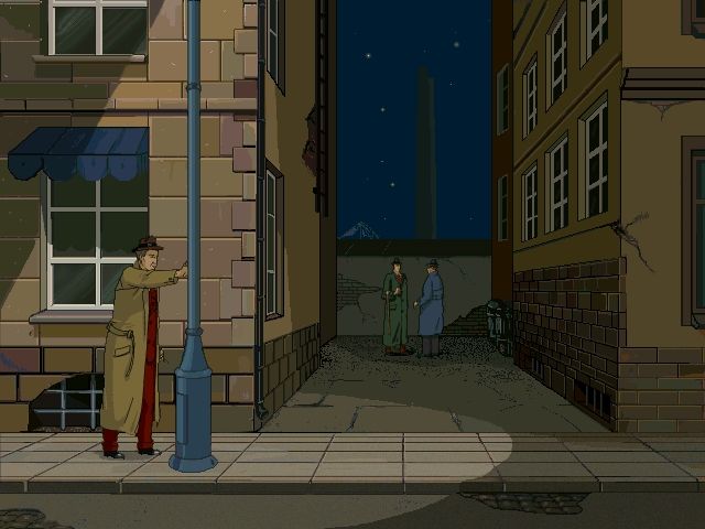 Jack Orlando: A Cinematic Adventure (DOS) screenshot: Intro - Just before the murder