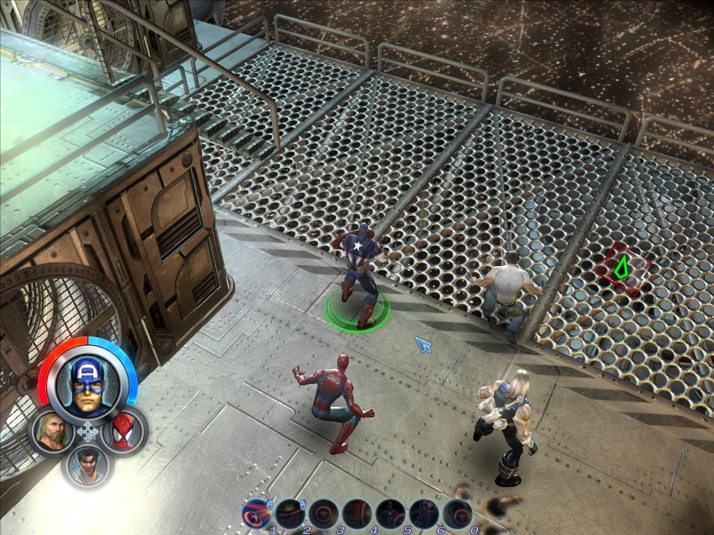 Marvel Ultimate Alliance (Windows) screenshot: First look at our heroes (with lighting effects)