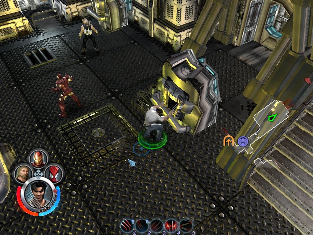 Marvel Ultimate Alliance (Windows) screenshot: There are a few puzzle elements too