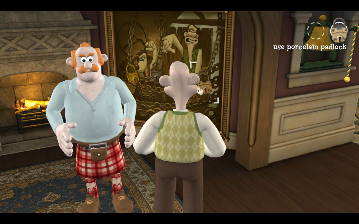 Screenshot of Wallace & Gromit in The Bogey Man (Windows, 2009) - MobyGames