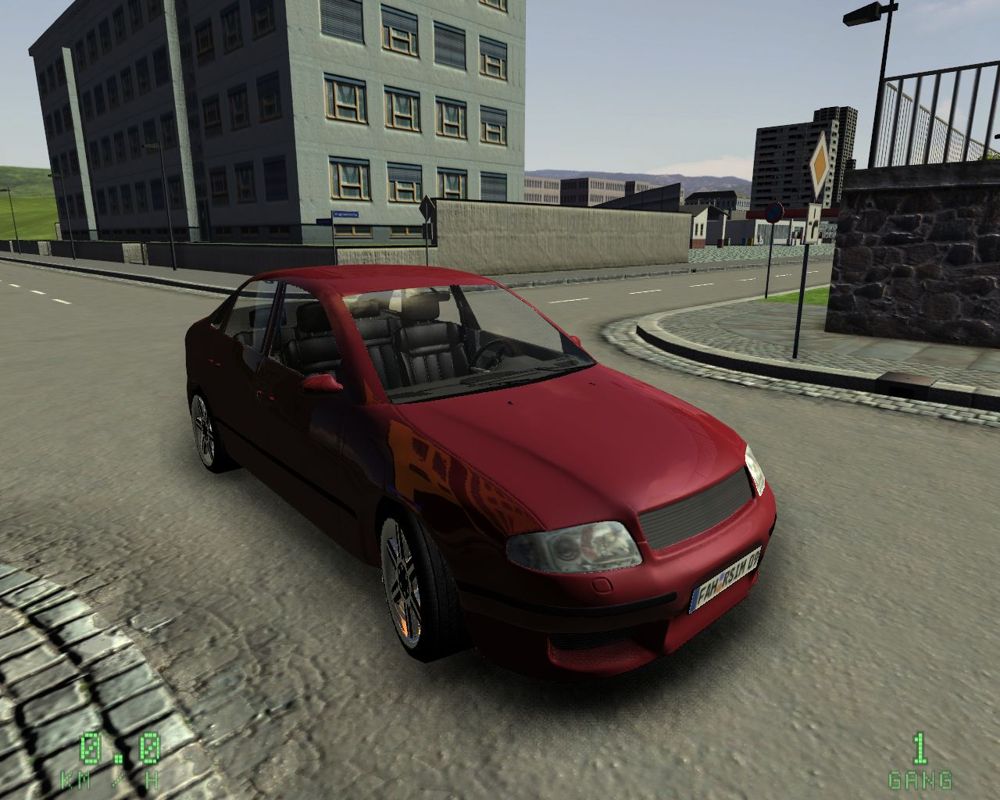 Driving Simulator 2009 (Windows) screenshot: There is no avatar driver representing you.