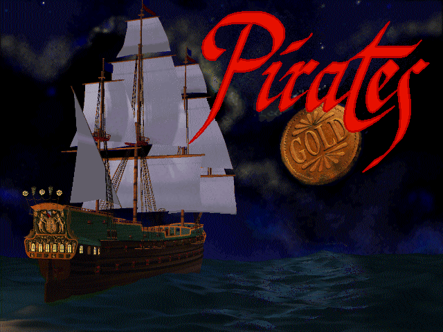 Pirates! Gold (DOS) screenshot: Title screen