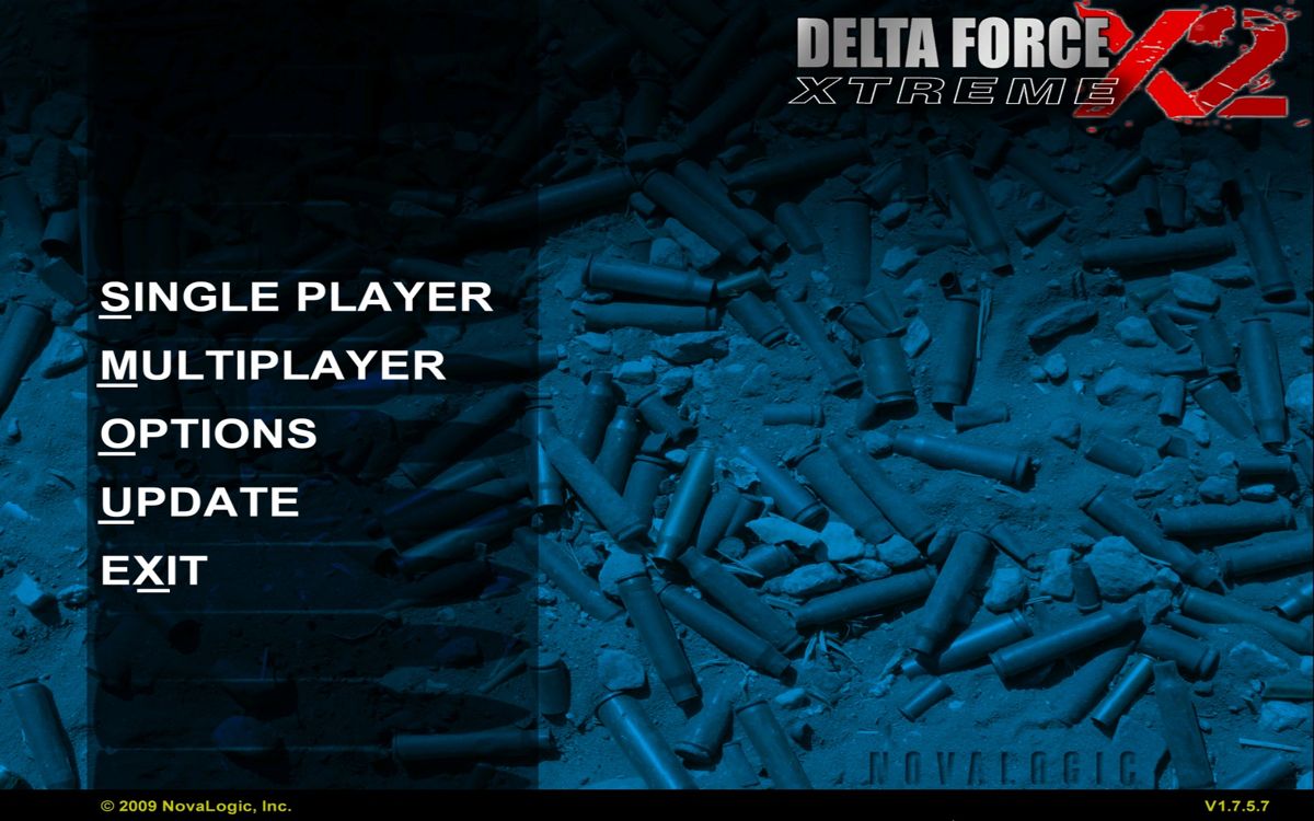 Delta Force: Xtreme 2 (Windows) screenshot: Main Menu