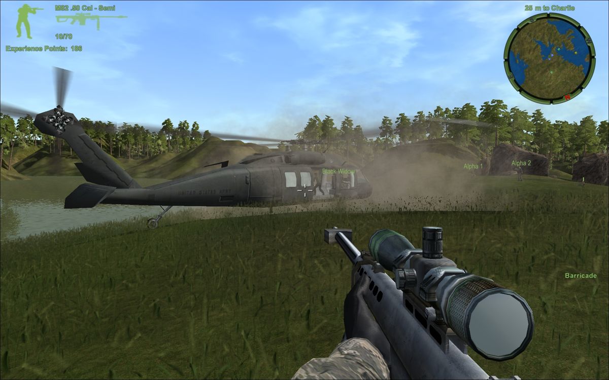 Delta Force: Xtreme 2 (Windows) screenshot: The extraction is here.