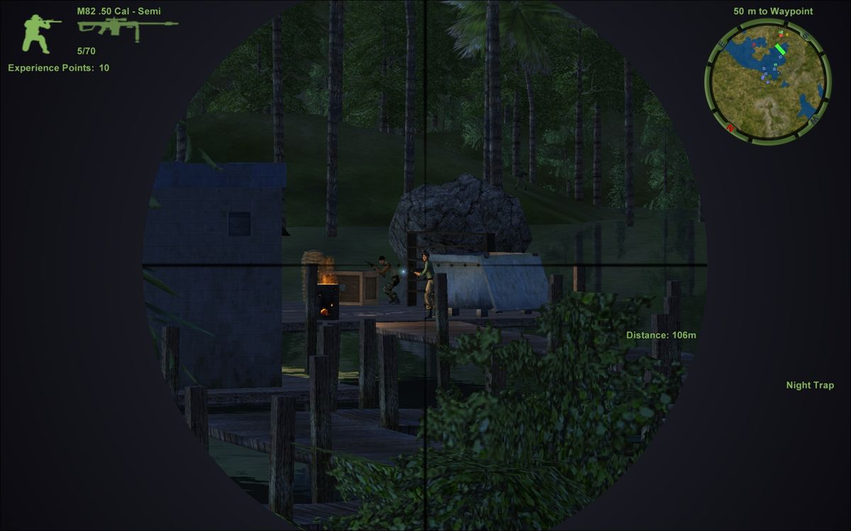 Delta Force: Xtreme 2 (Windows) screenshot: The sniper rifle - man's best friend in any Delta Force.