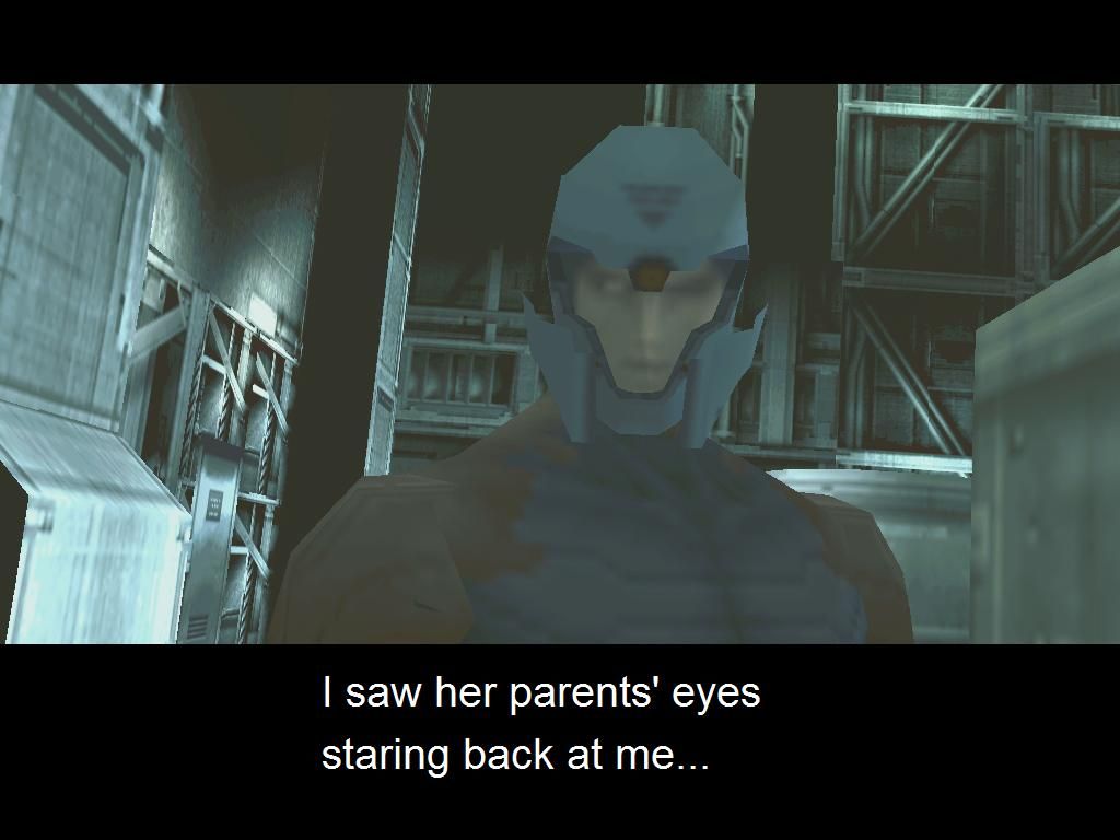 Metal Gear Solid (Windows) screenshot: Speaking of eyes..