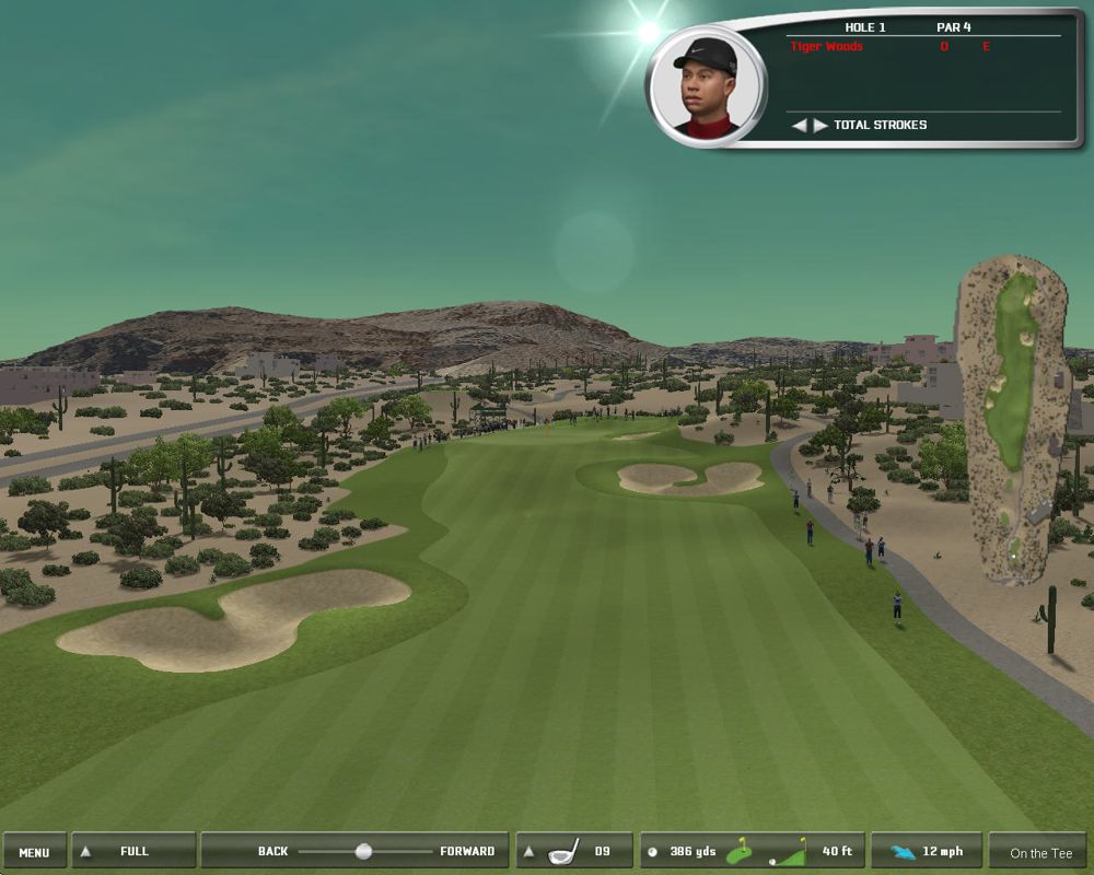 Tiger Woods PGA Tour 06 (Windows) screenshot: A perfect day for golf