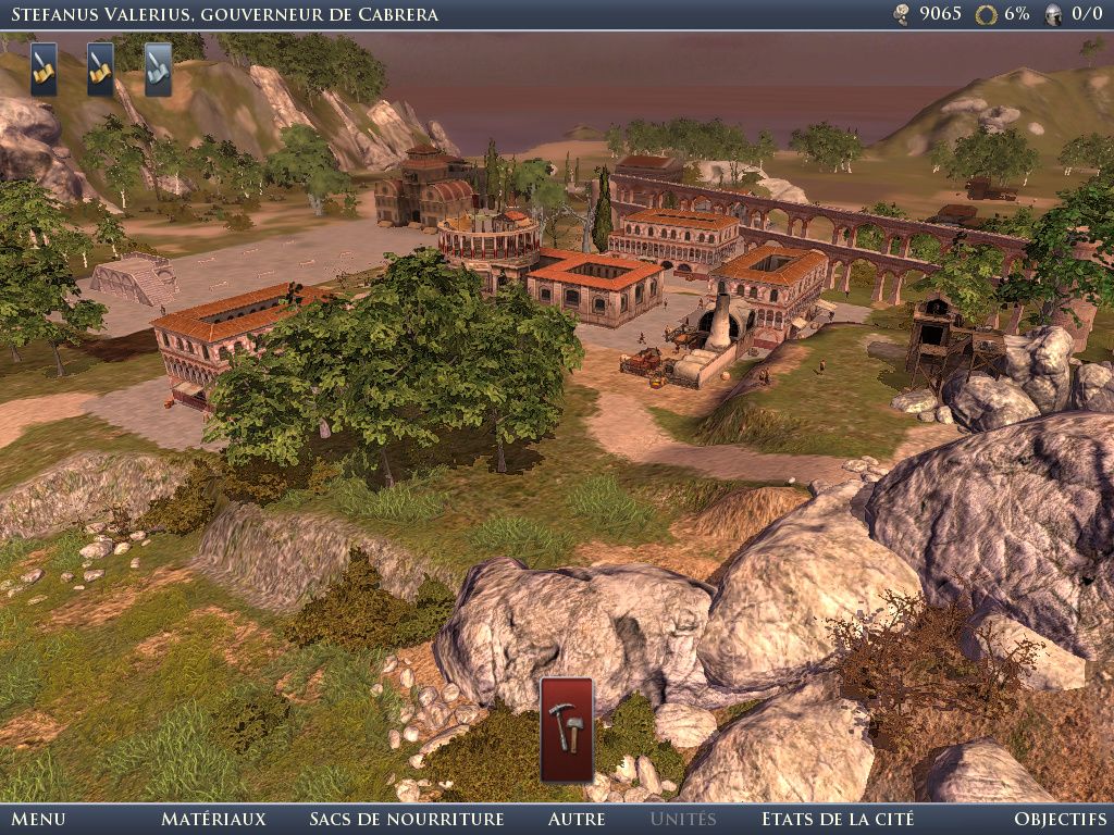 Grand Ages: Rome (Windows) screenshot: Grand Ages: Rome (Demo) - Panoramic view