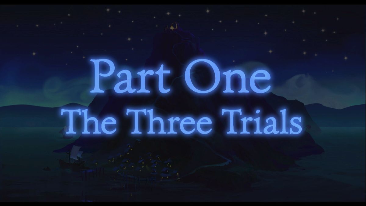 The Secret of Monkey Island: Special Edition (Windows) screenshot: Part one begins.