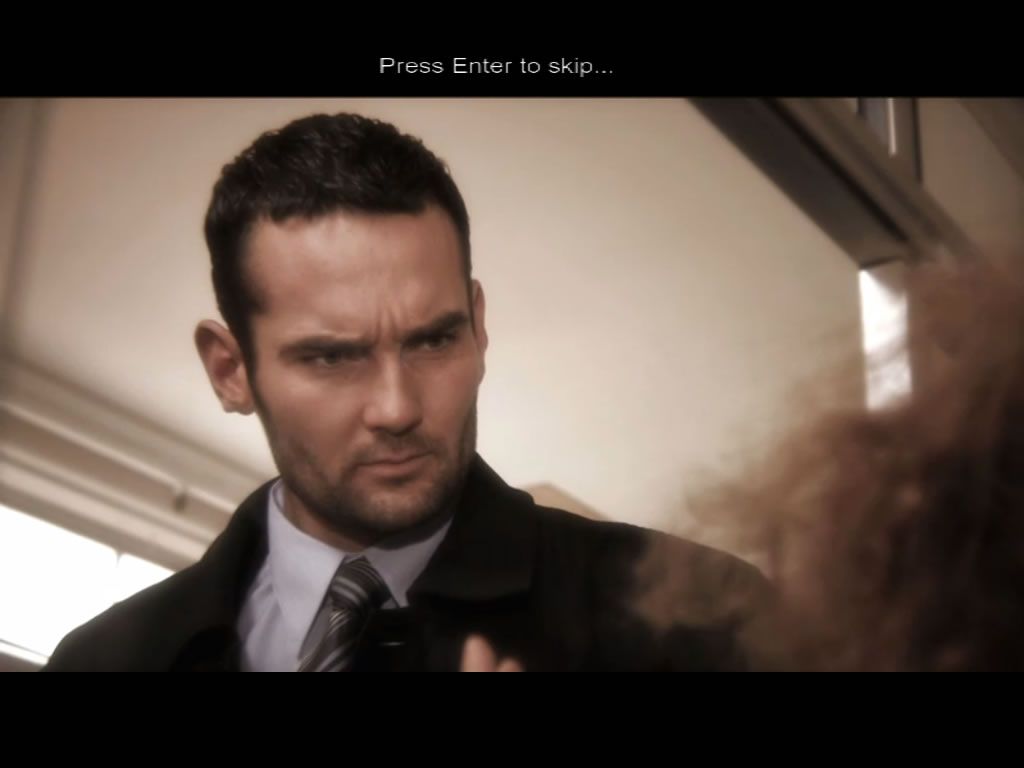 Casebook: Episode II - The Watcher (Windows) screenshot: Detective Burton, our partner