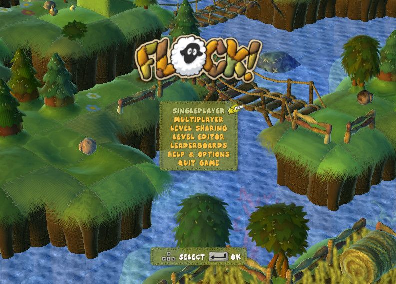 Flock! (Windows) screenshot: Main Menu