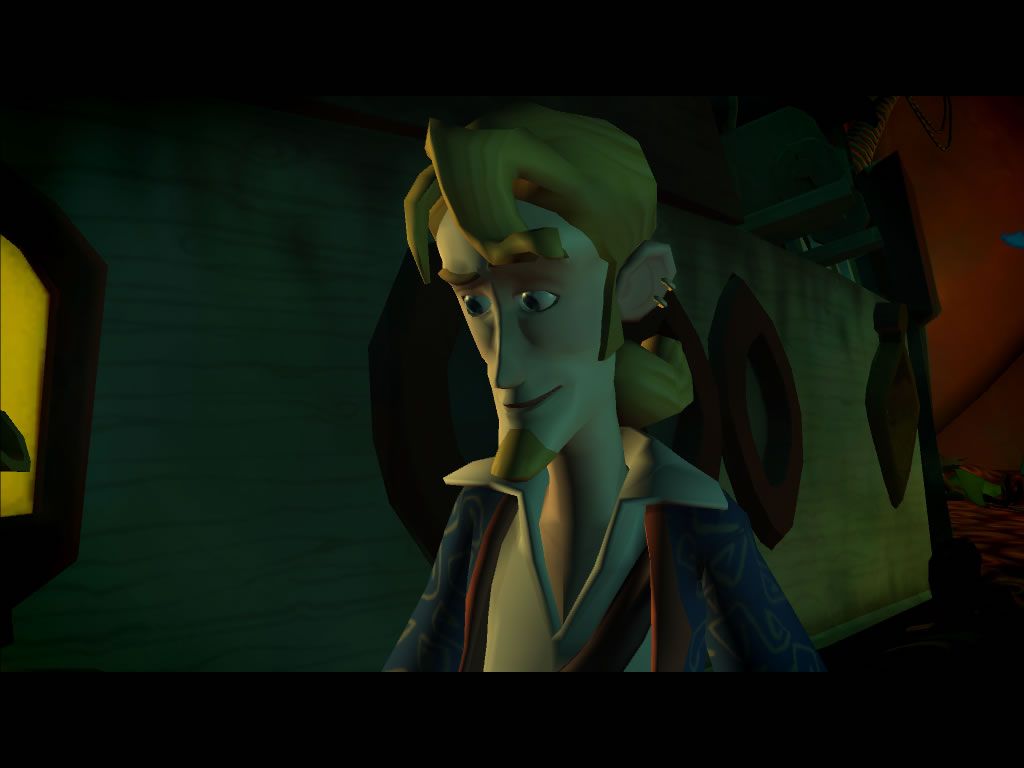 Tales of Monkey Island: Chapter 3 - Lair of the Leviathan (Windows) screenshot: Guybrush Threepwood, mighty pirate.
