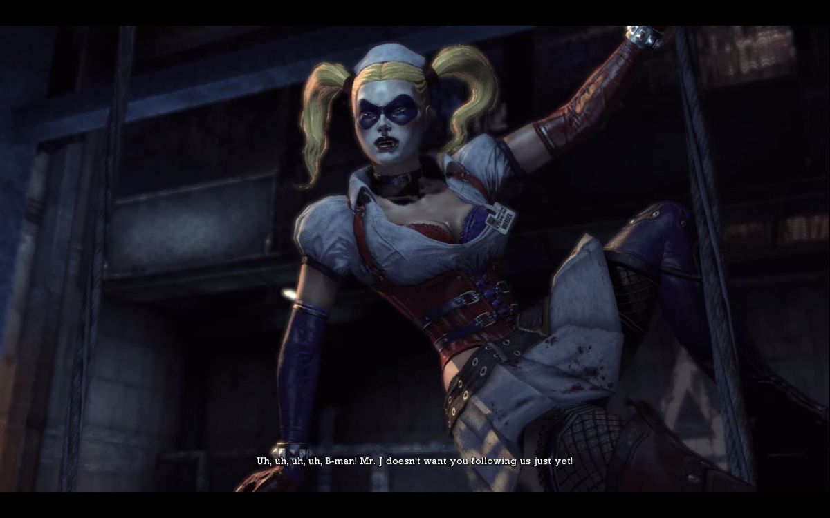 Batman: Arkham Asylum (Windows) screenshot: Joker's friend