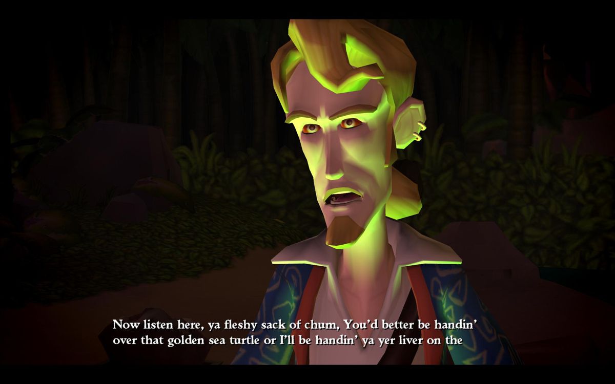 Tales of Monkey Island: Chapter 2 - The Siege of Spinner Cay (Windows) screenshot: The Pox kicks in.