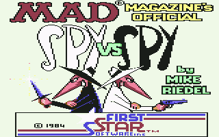Spy vs Spy (Commodore 64) screenshot: Title