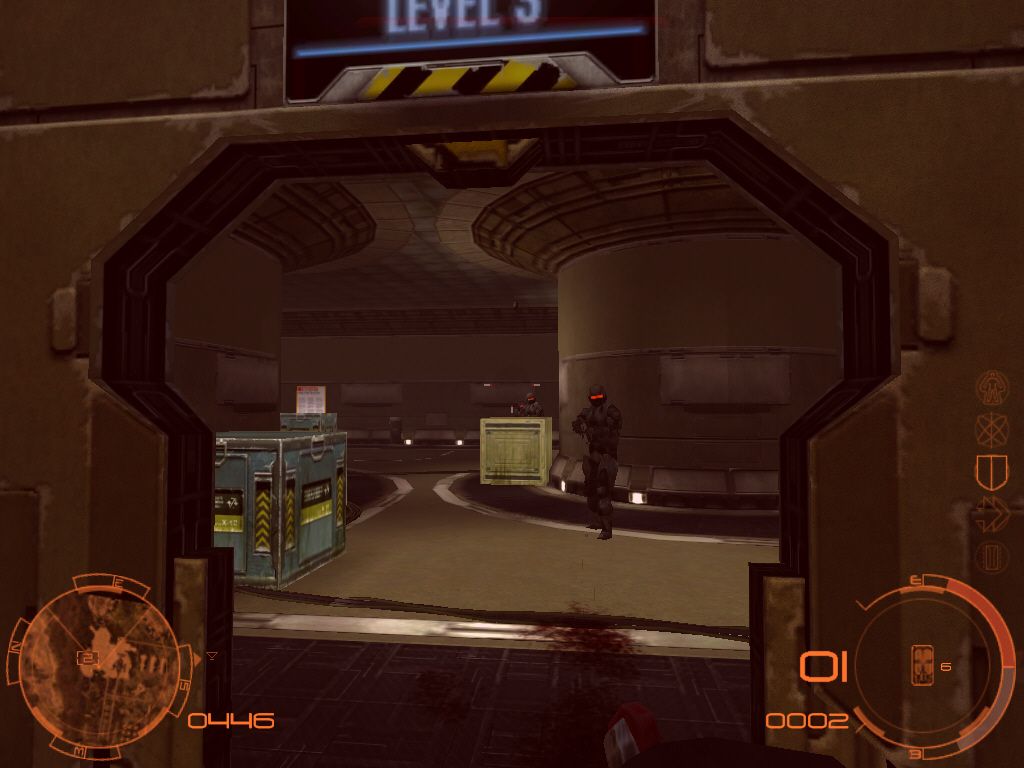 Chrome SpecForce (Windows) screenshot: Clearing room with grenades while taking fire