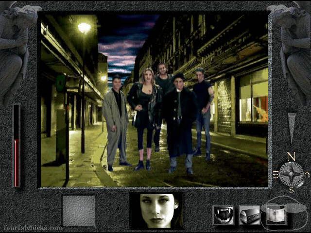 Gothos (Windows) screenshot: Human street gang.