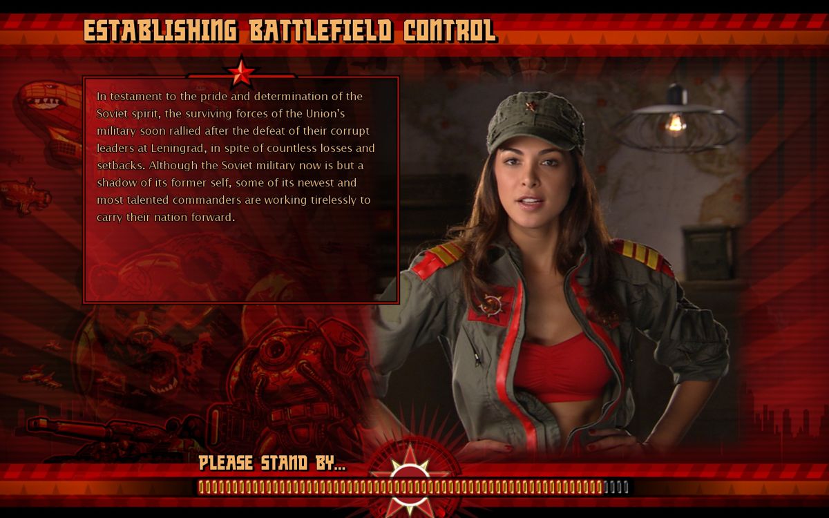 Command & Conquer: Red Alert 3 - Uprising (Windows) screenshot: Loading screen.