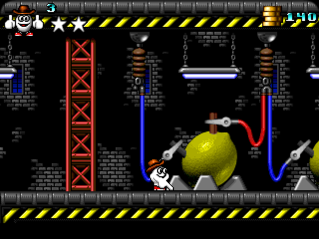 Giddy 3: The Retro Eggsperience (Windows) screenshot: Lemon battery