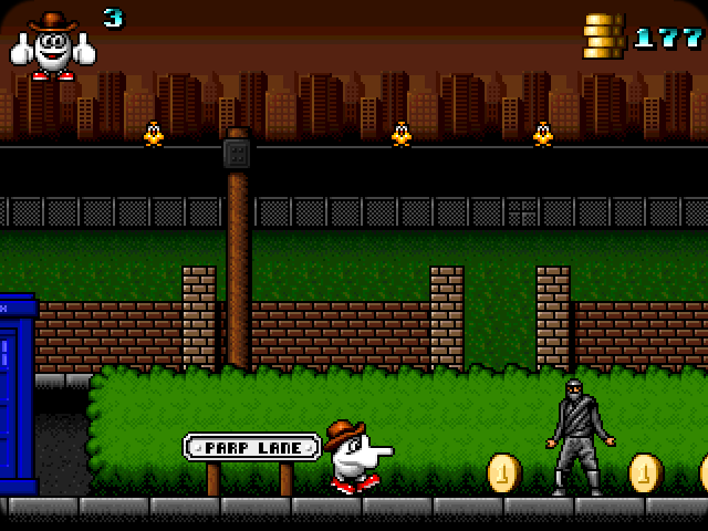 Giddy 3: The Retro Eggsperience (Windows) screenshot: Ninja