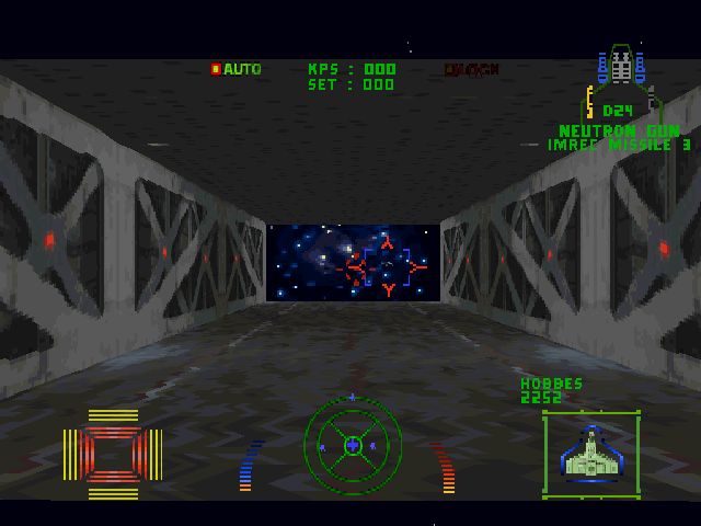 Wing Commander III: Heart of the Tiger (PlayStation) screenshot: Ready to fly