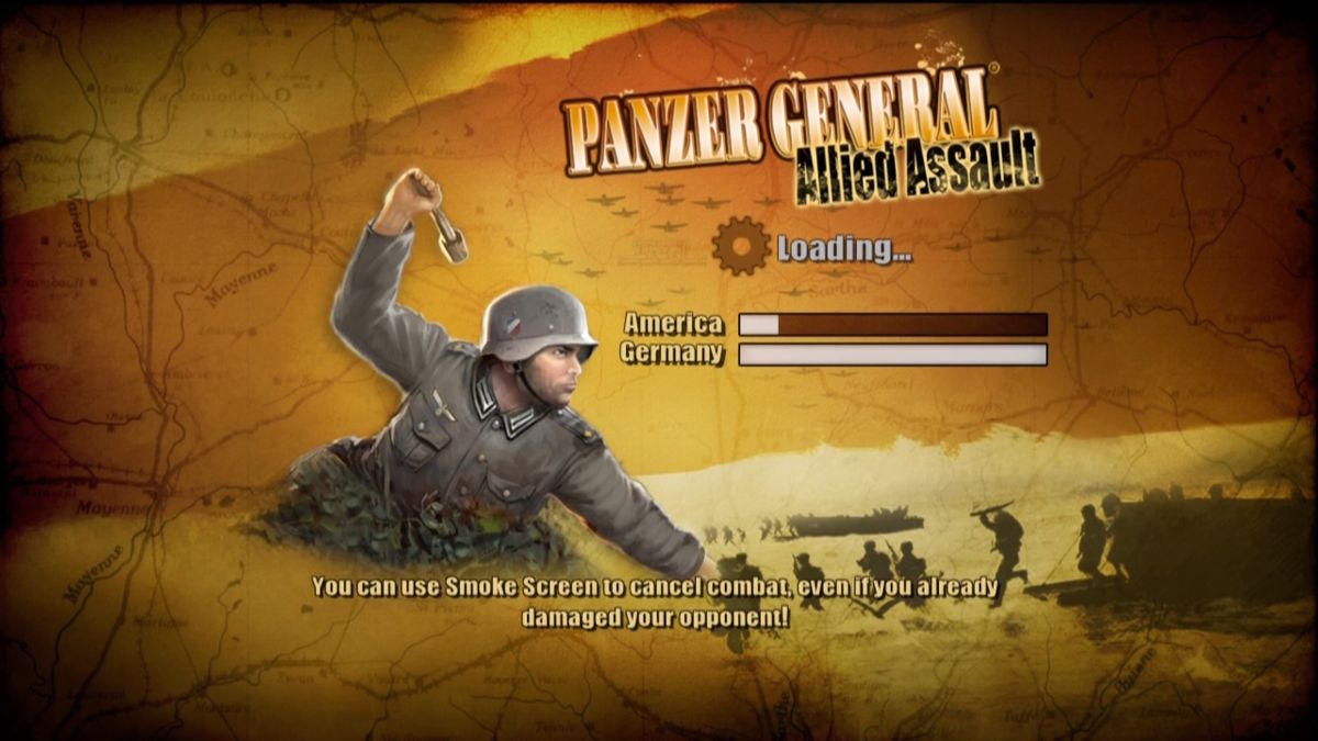 Panzer General: Allied Assault (Xbox 360) screenshot: Loading Screen