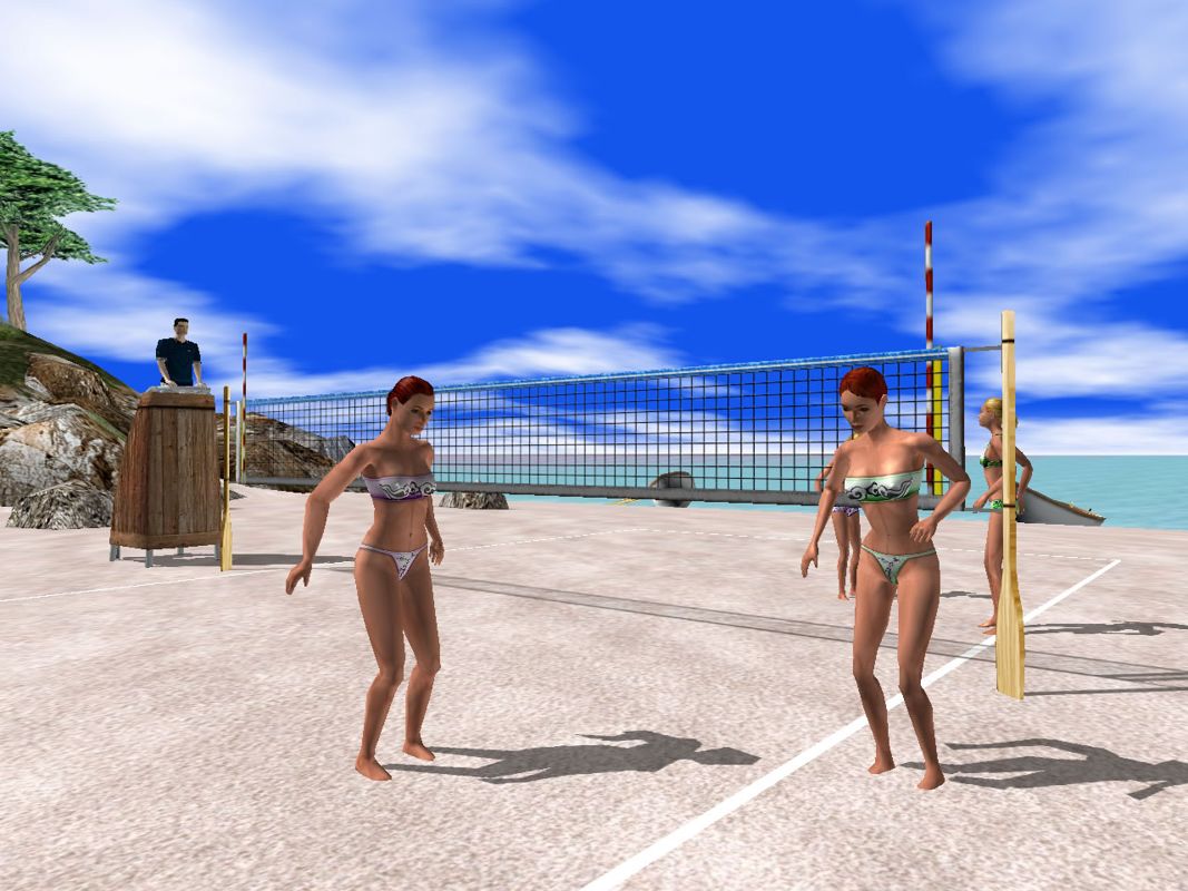 Screenshot of Beach Volley Hot Sports (Windows, 2005) - MobyGames