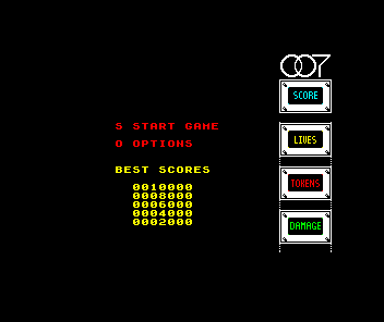 The Spy Who Loved Me (ZX Spectrum) screenshot: High scores