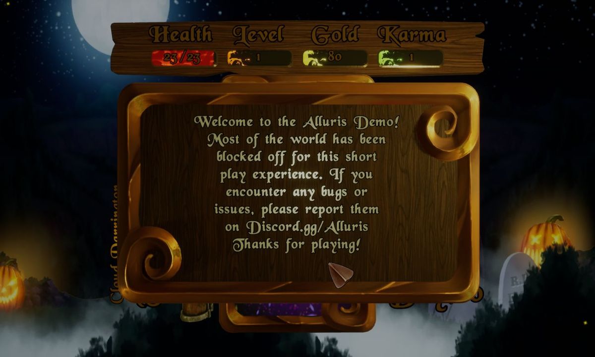Alluris (Windows) screenshot: The game consists of information boards like this and cards