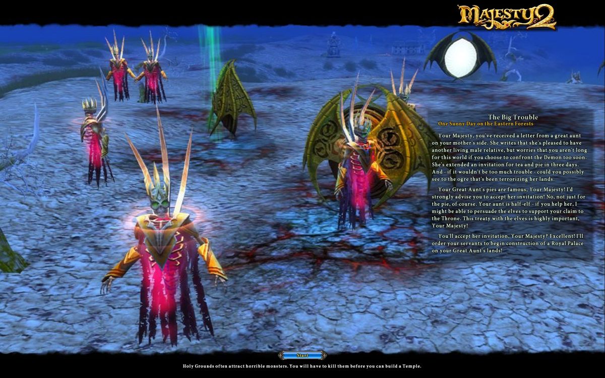 Majesty 2: The Fantasy Kingdom Sim (Windows) screenshot: Loading Screen