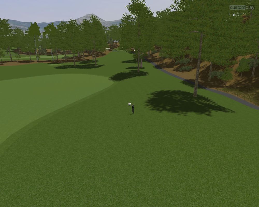CustomPlay Golf (Windows) screenshot: A long shot (demo version)