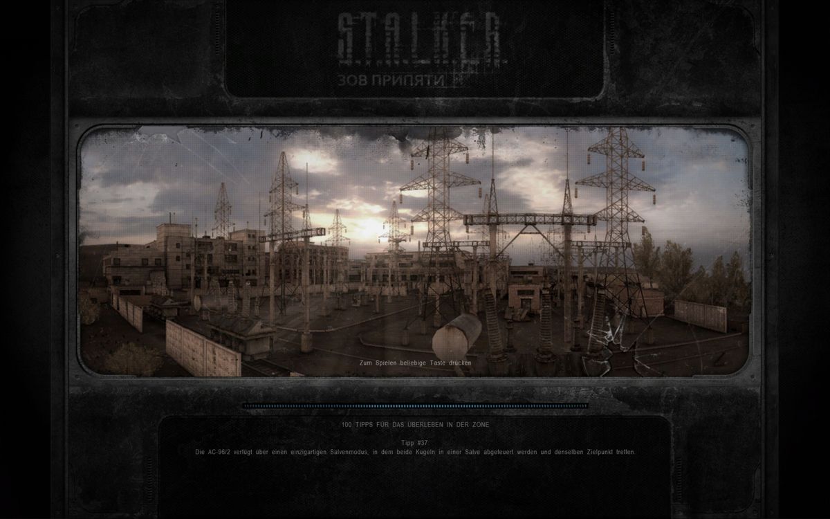 S.T.A.L.K.E.R.: Call of Pripyat (Windows) screenshot: Loading Screen