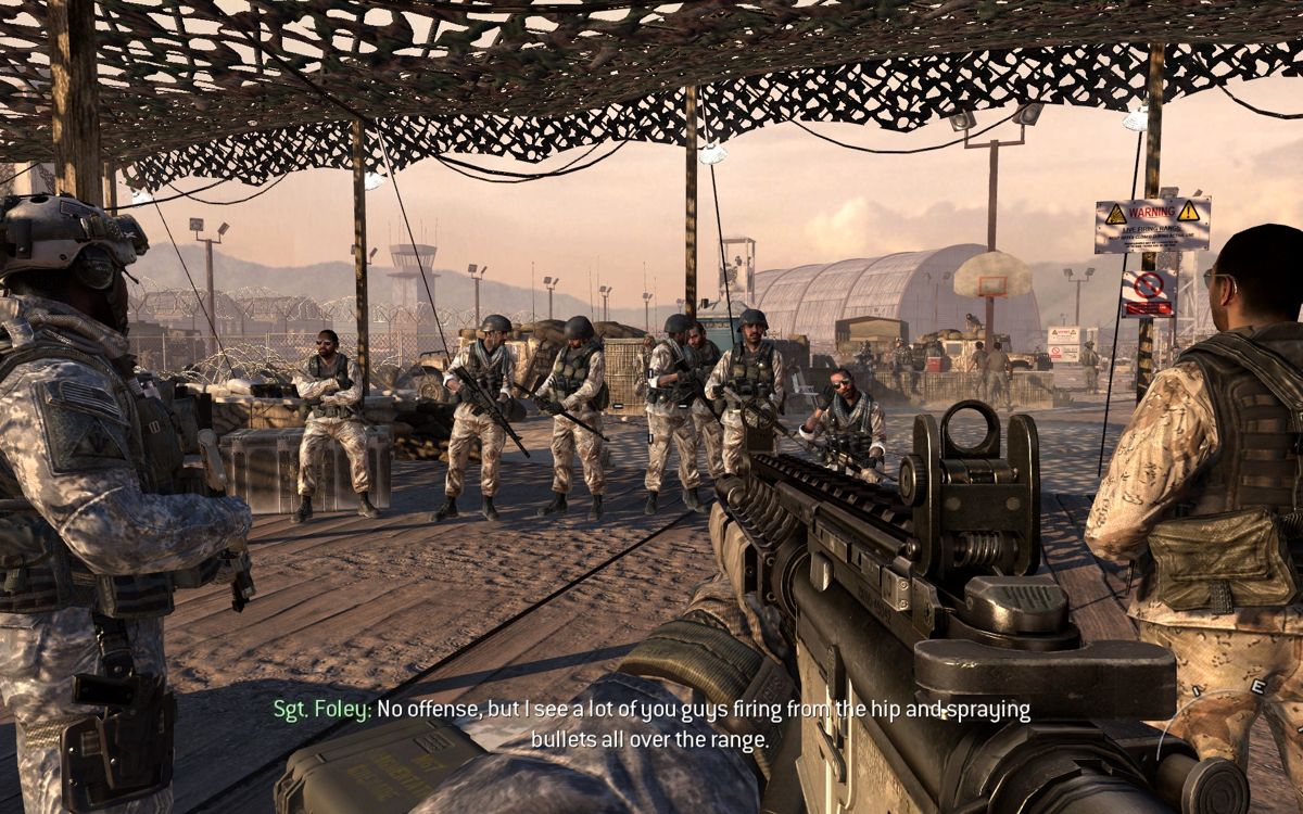 Call of Duty: Modern Warfare 2 (Windows) screenshot: Welcome to Afghanistan.